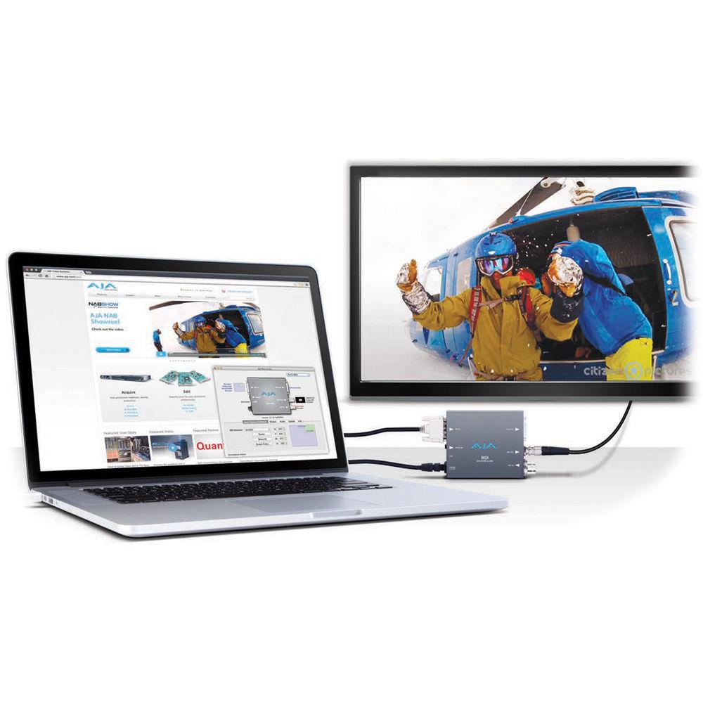 AJA 3G-AMA 3G-SDI 4-Channel Analog Audio Embedder Disembedder Mini-Converter