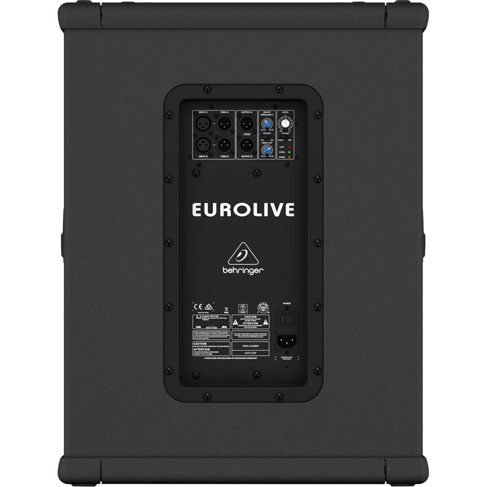 Behringer Eurolive B1500XP Active 3000W Subwoofer with 15" Turbosound Speaker