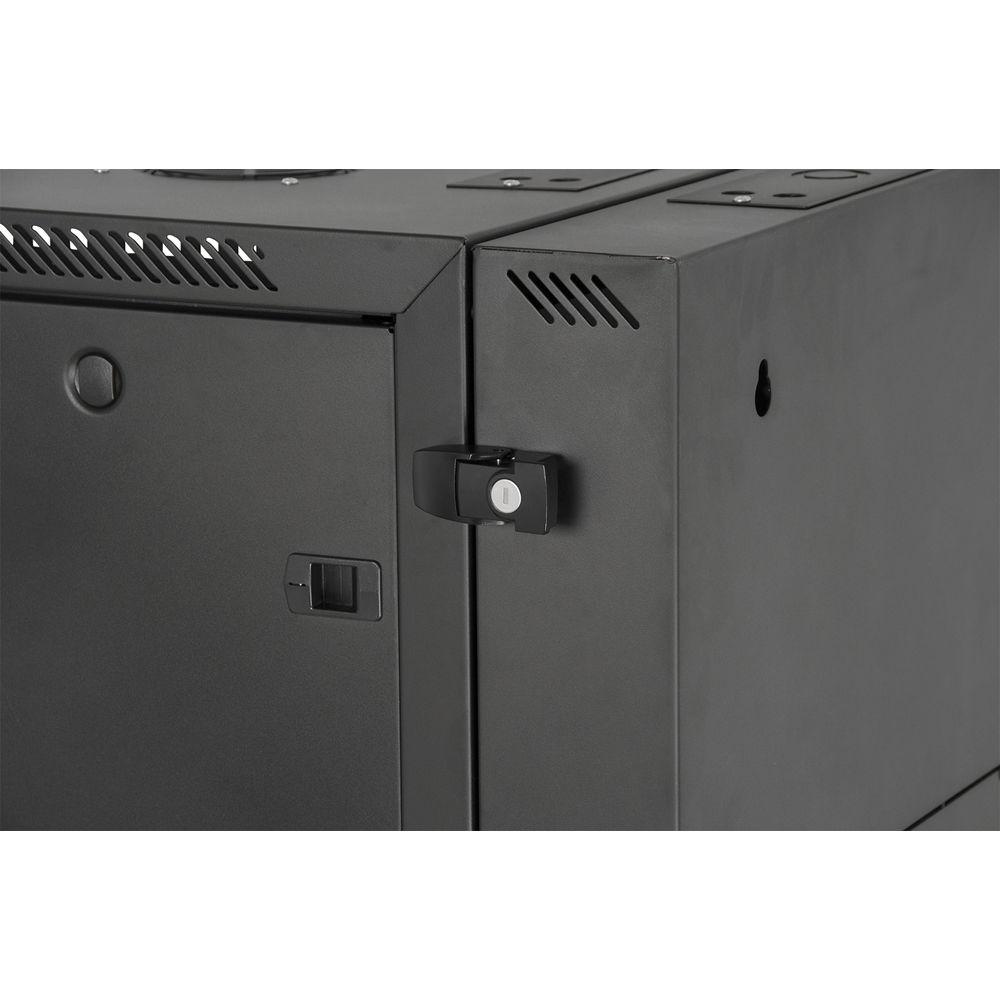 Gator Cases Rackworks 9U Hinged Wall Mounted Rack with Steel Door