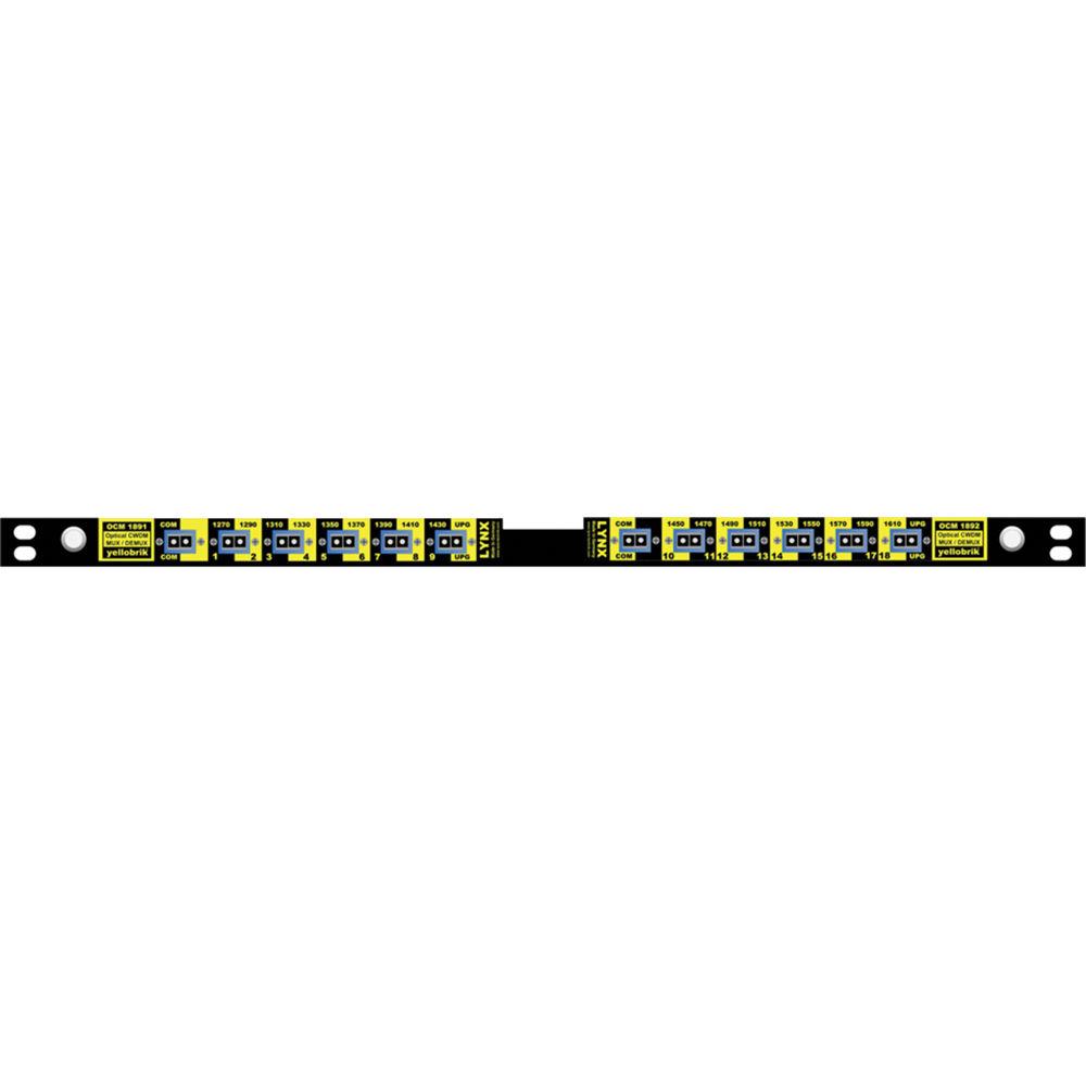 Lynx Technik AG yellobrik OCM 1892 9-Channel CWDM Optical Mux Demux