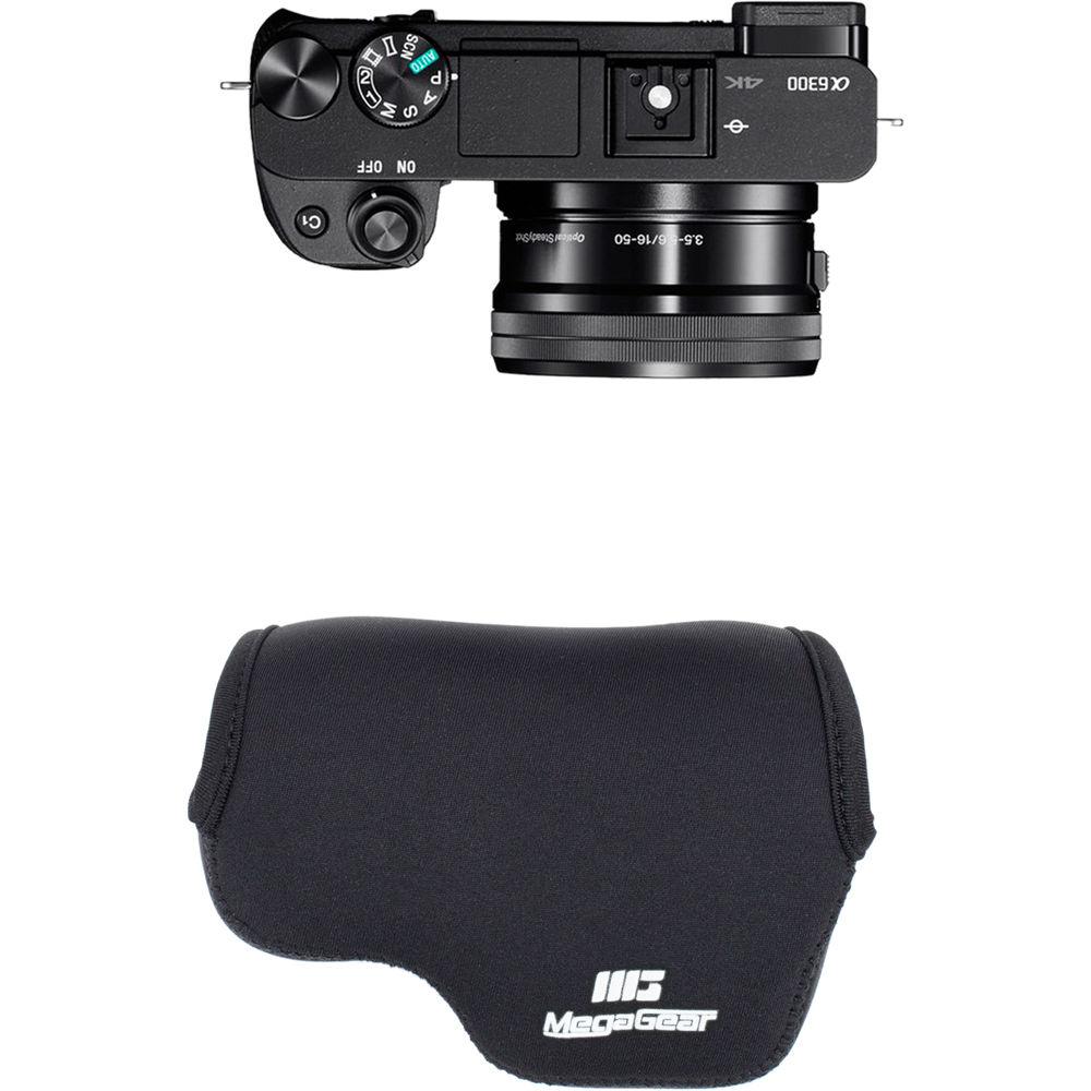 MegaGear Ever Ready Case for Sony A6000 A6300 with 16-50mm Lens