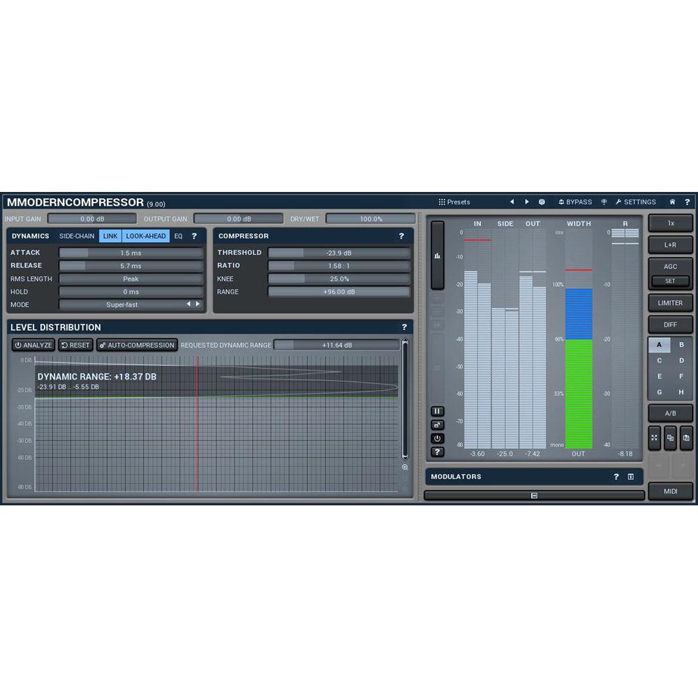 MeldaProduction MModernCompressor - Dynamics Plug-In