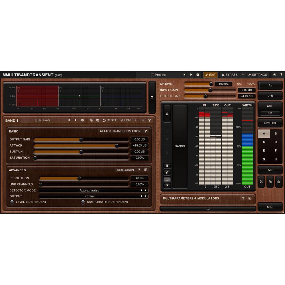 MeldaProduction MMultiBandTransient - Transient Adjustment Plug-In