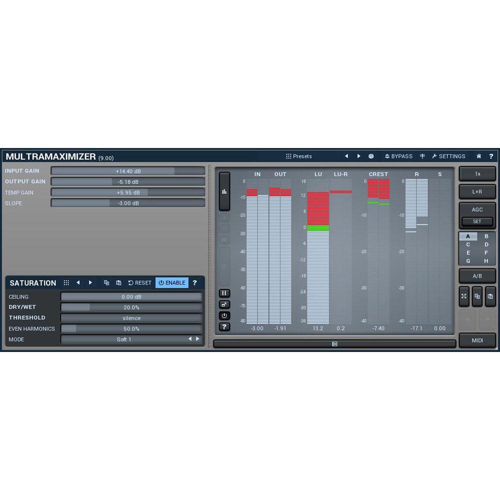MeldaProduction MUltraMaximizer - Loudness Maximizer Plug-In