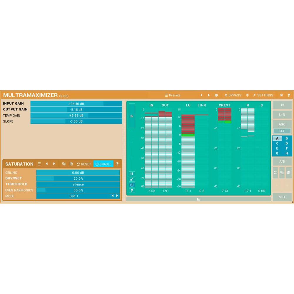 MeldaProduction MUltraMaximizer - Loudness Maximizer Plug-In