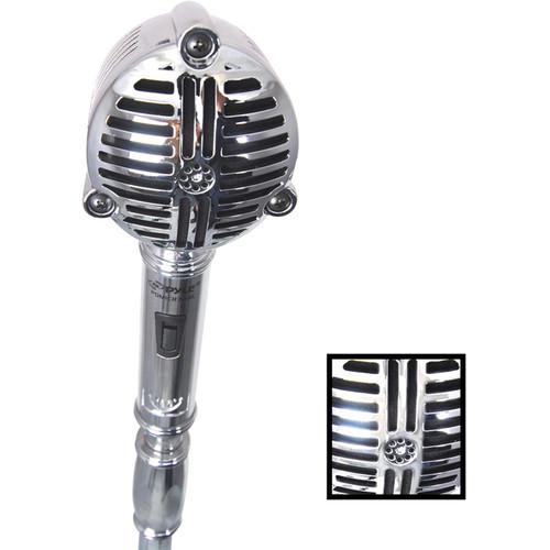 Pyle Pro Classic Retro Vintage-Style Microphone with Swing Stand