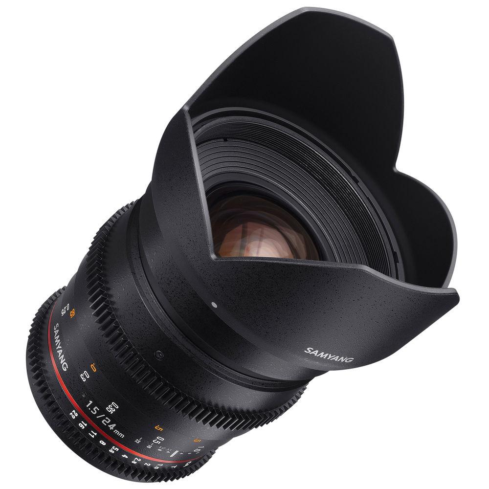 Samyang 24mm T1.5 VDSLRII Cine Lens for Micro Four Thirds Mount