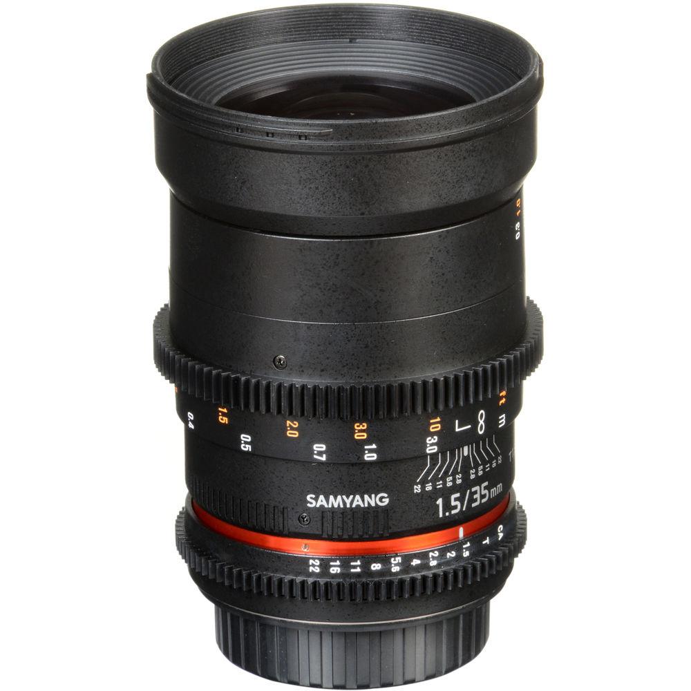 Samyang 35mm T1.5 VDSLRII Cine Lens for Canon EF Mount