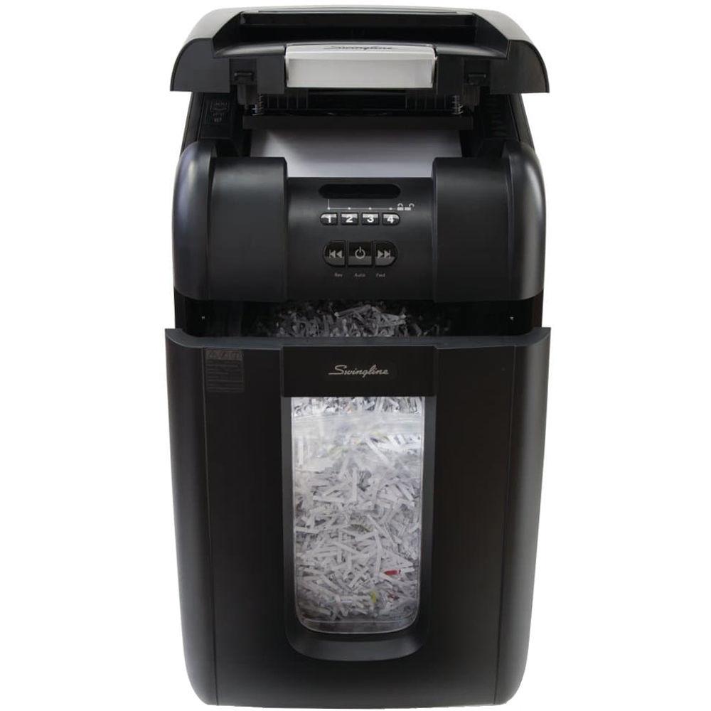 Swingline Stack-and-Shred 300X Cross-Cut Auto-Feed Shredder