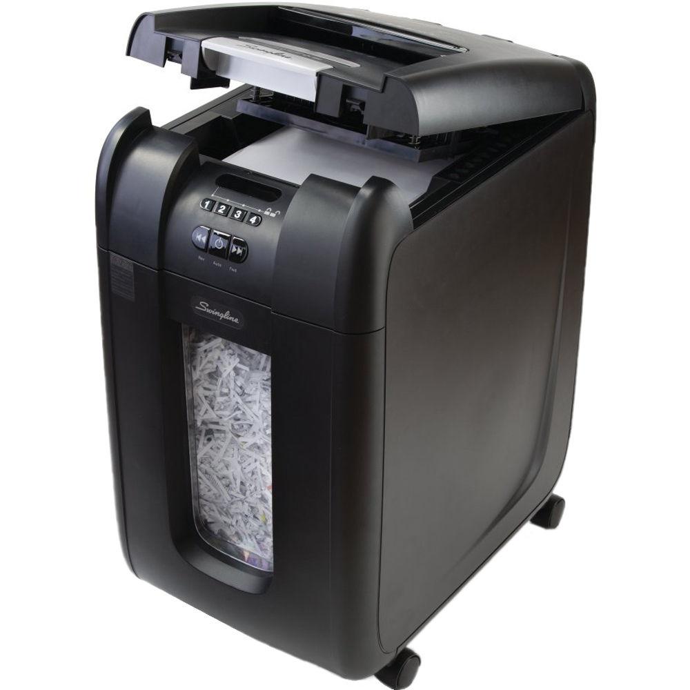 Swingline Stack-and-Shred 300X Cross-Cut Auto-Feed Shredder