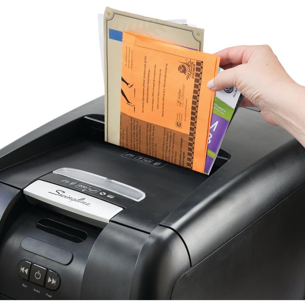 Swingline Stack-and-Shred 300X Cross-Cut Auto-Feed Shredder
