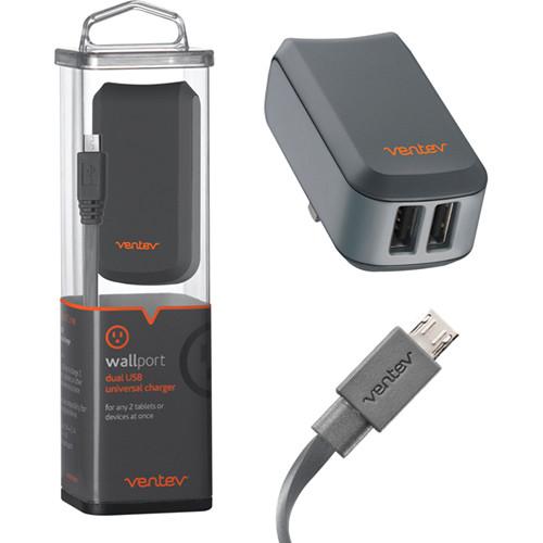 Ventev Innovations Wallport 2100 USB Wall Charger with Micro USB Cable