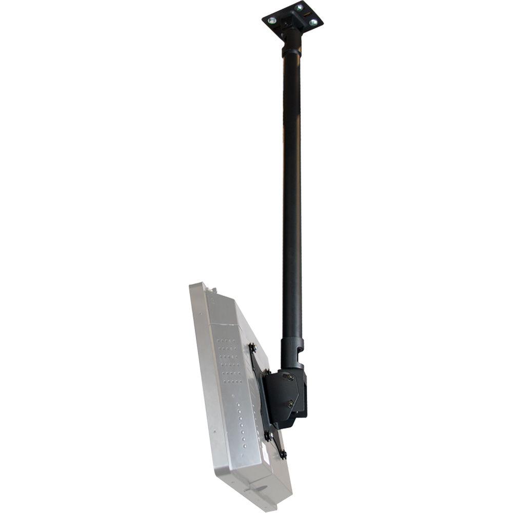 ViewZ Vesa Ceiling Mount Kit with Pole for Select 23 to 42" CCTV & Video Wall Monitors