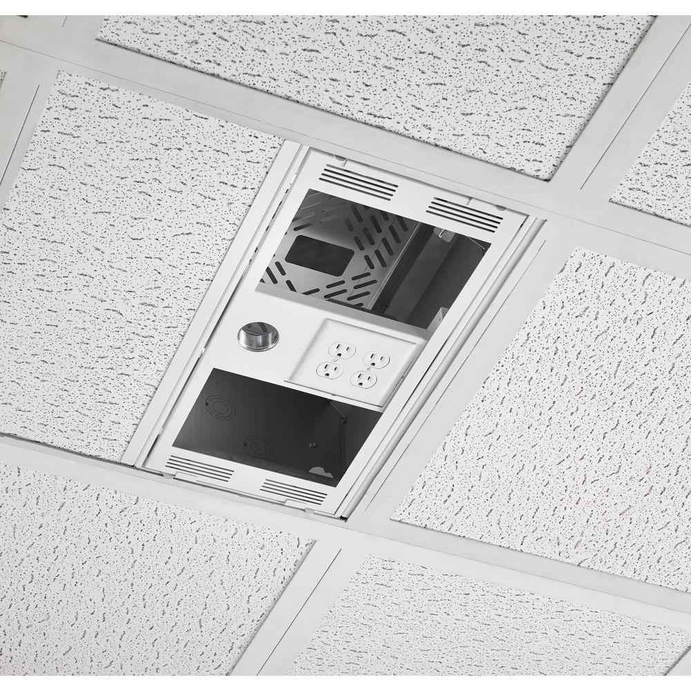 Chief In-Ceiling Storage Box with Column Drop
