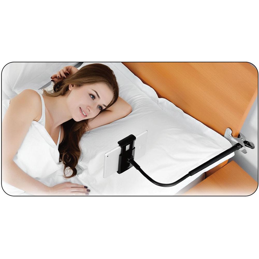 CTA Digital Adjustable Clip-On Stand for Smartphones and Mini Tablets