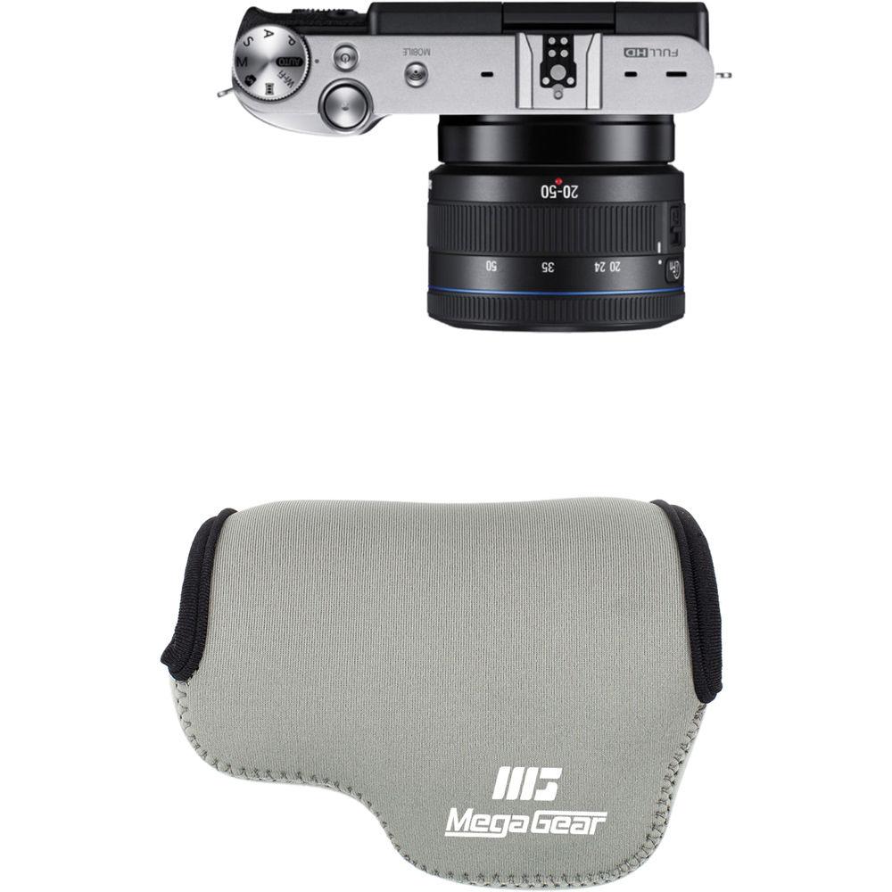 MegaGear MG375 Ultra-Light Neoprene Case for NX3000 with 20-50mm Lens