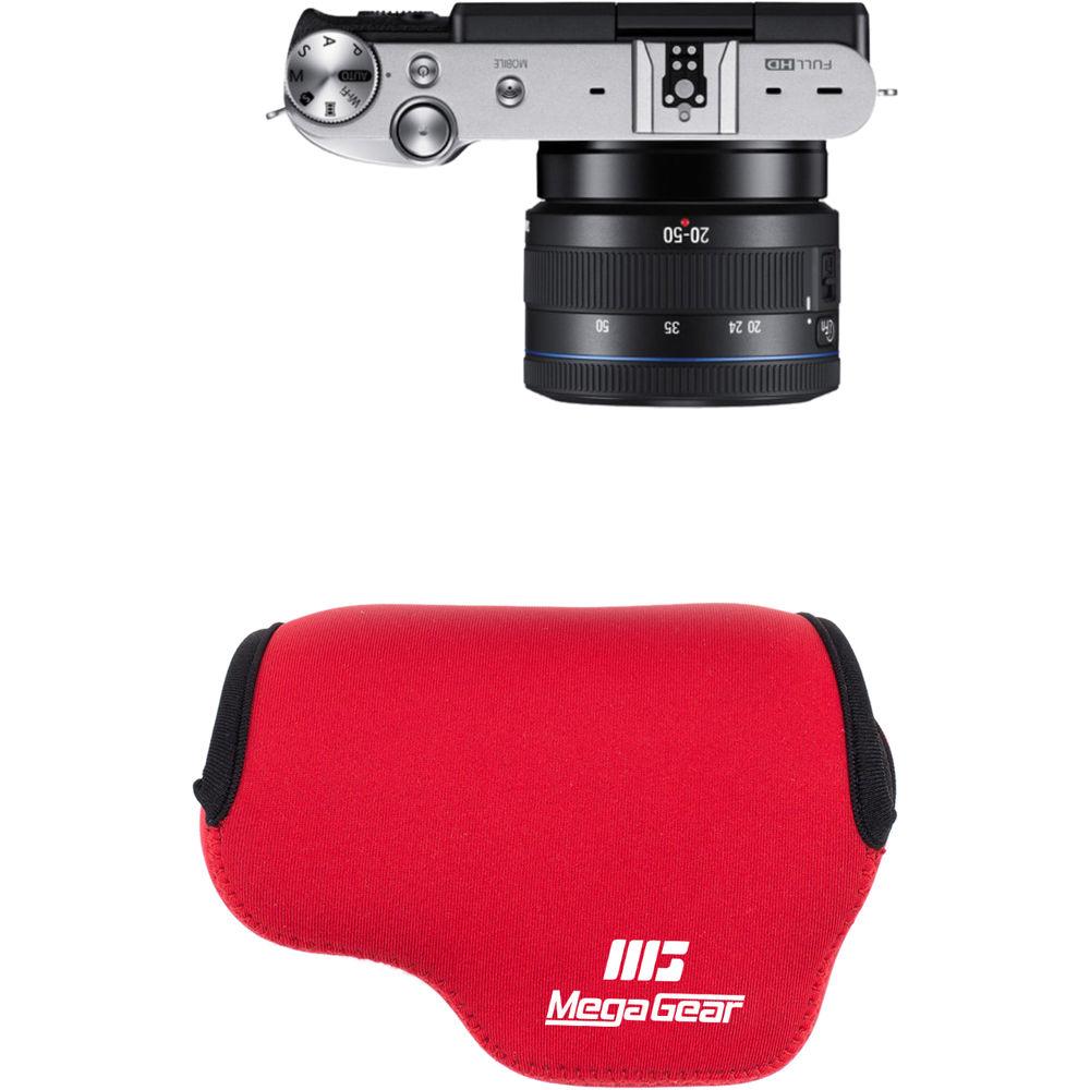MegaGear MG377 Ultra-Light Neoprene Case for NX3000 with 20-50mm Lens