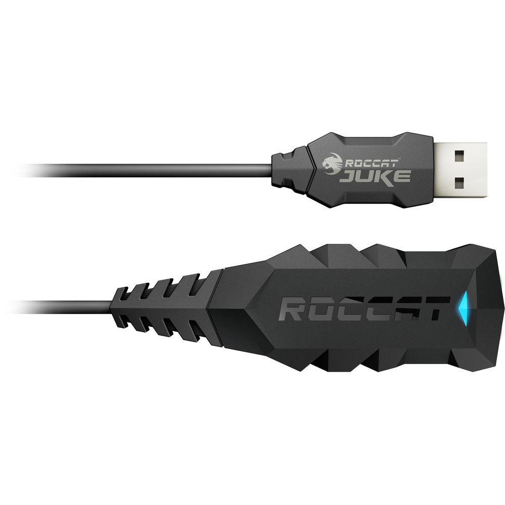 ROCCAT Juke - Virtual 7.1 USB Stereo Soundcard and Headset Adapter, ROCCAT, Juke, Virtual, 7.1, USB, Stereo, Soundcard, Headset, Adapter