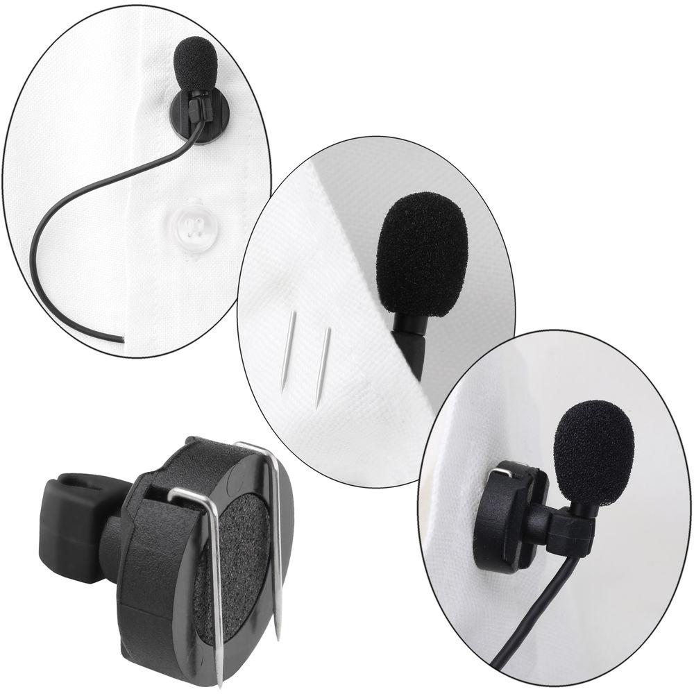 Senal CL6 Miniature 4mm Omni Lavalier Mic with 3.5mm Connector for Sony UWP Series Transmitters & 48V Power Supply