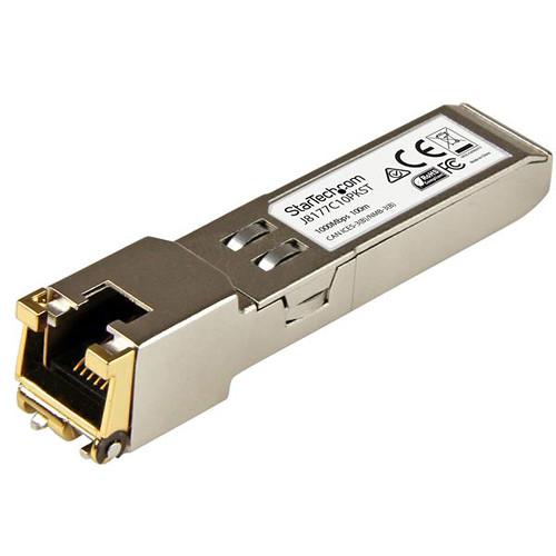 StarTech Gigabit RJ45 Copper SFP Transceiver Module - HP J8177C Compatible