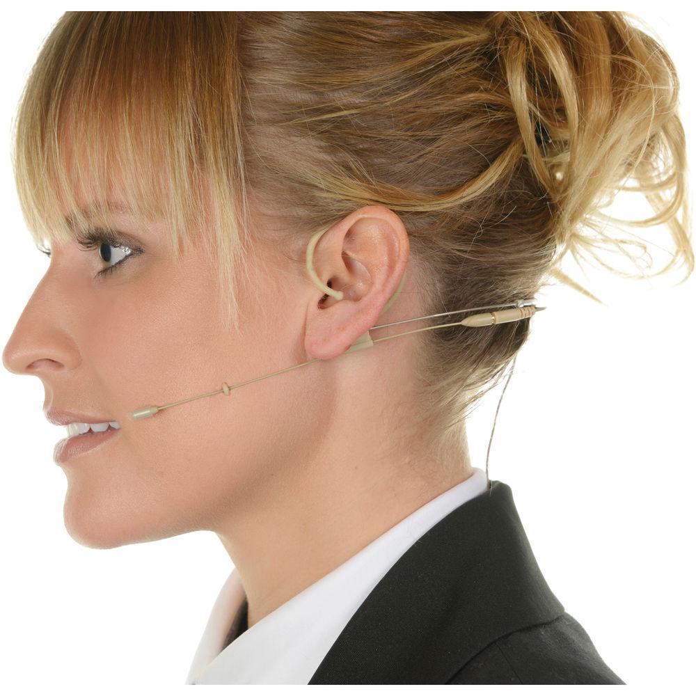 Voice Technologies VT DUPLEX Omni Headset Microphone with LEMO 3-Pin Connector for Sennheiser Transmitters