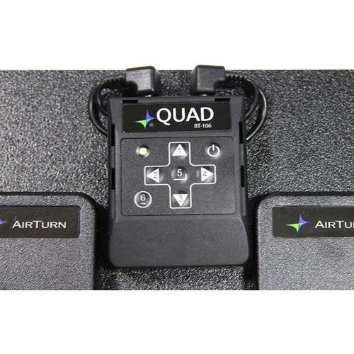 AirTurn The Quad 4-Pedal Bluetooth Wireless Page Turner