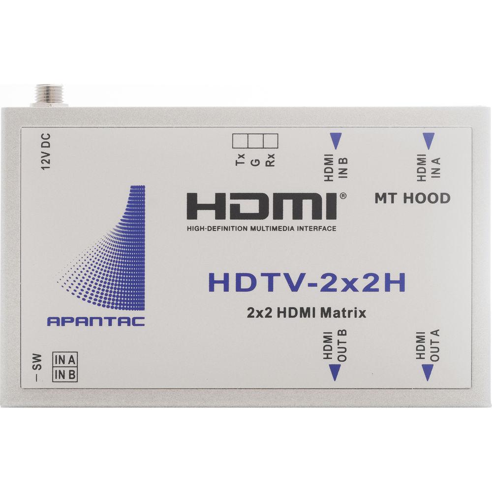 Apantac HDTV-2X2H HDMI 2 x 2 Matrix Switch