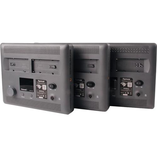 Aputure Amaran 3-Point 2-Flood 1-Spot Daylight HR672 3-Light Kit