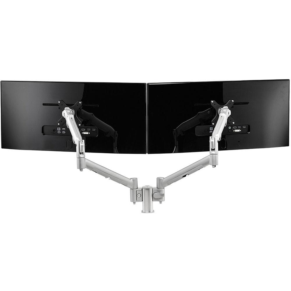 Atdec SYSTEMA 26" Dual Monitor Spring Arms with 3.9" Post Desk Mount