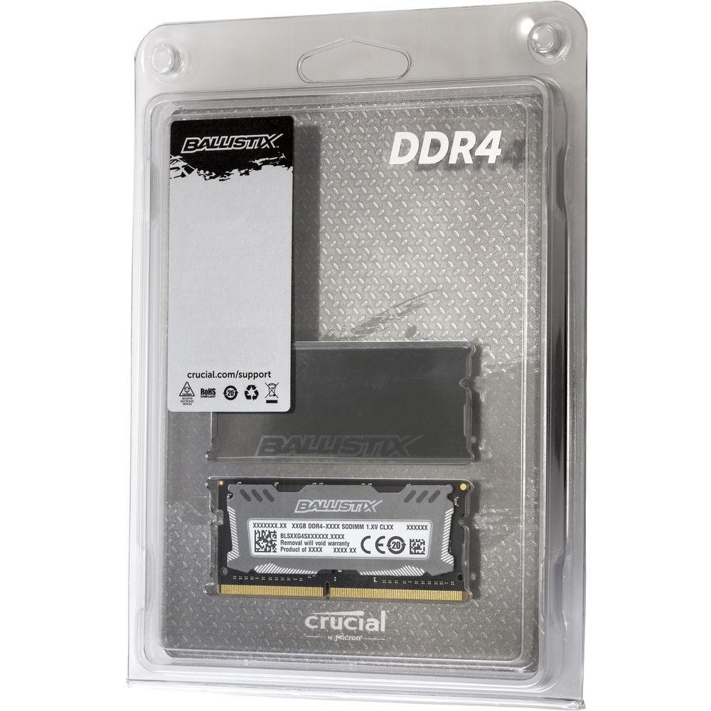 Ballistix 16GB Ballistix Sport LT DDR4 2400 MHz SO-DIMM Memory Module