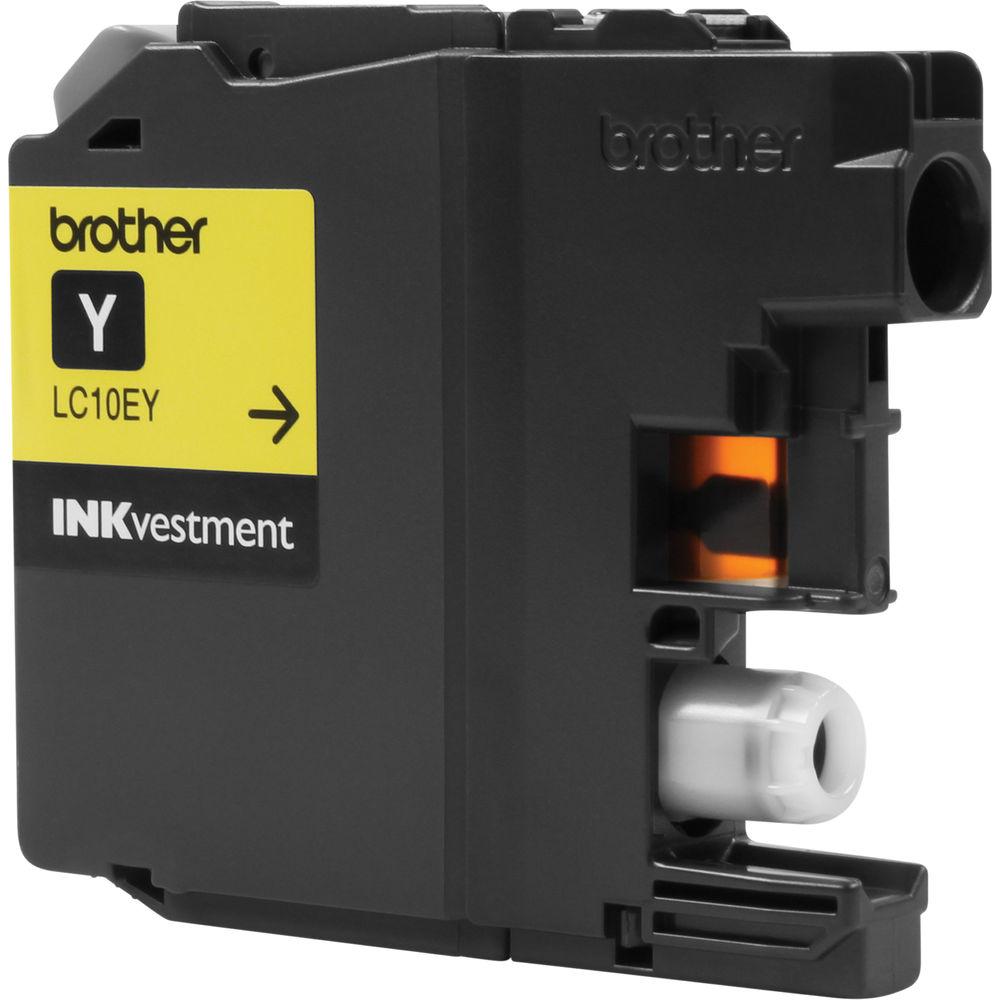 Brother LC10EY INKvestment Super High Yield Yellow Ink Cartridge