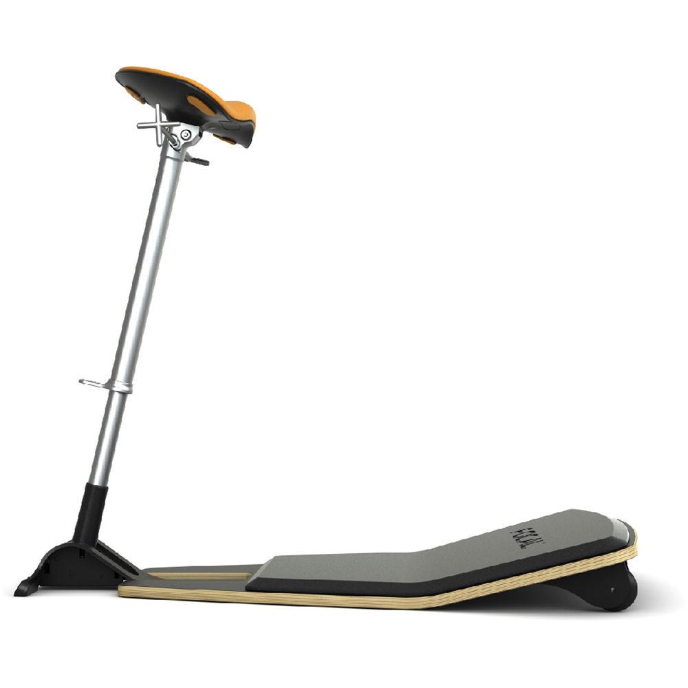 Focal Upright Furniture Locus Leaning Seat with Anti-Fatigue Mat
