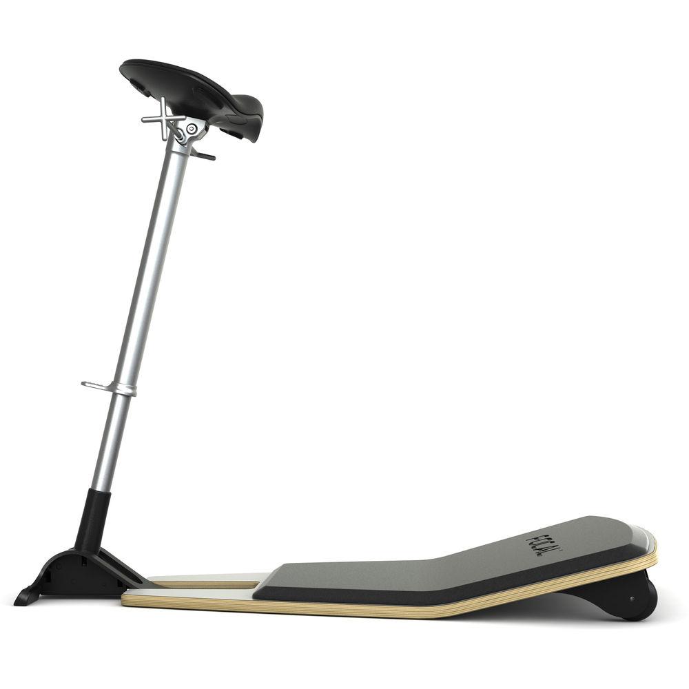 Focal Upright Furniture Locus Leaning Seat with Anti-Fatigue Mat