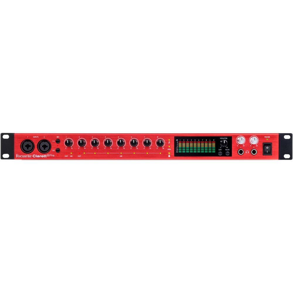 Focusrite Clarett 8Pre 18x20 Thunderbolt Audio Interface