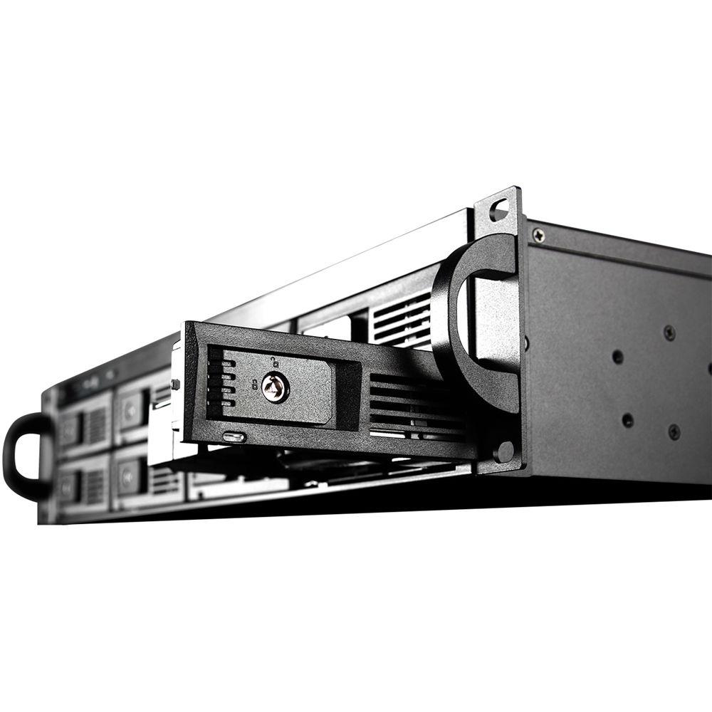 iStarUSA 8-Bay 3.5" SAS SATA 6.0Gbps miniSAS SFF8088 JBOD Trayless Rackmount Chassis