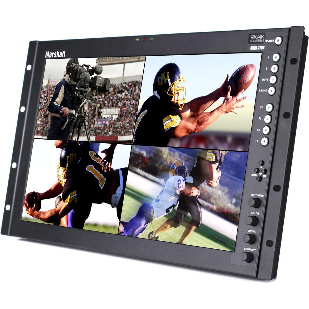Marshall Electronics QVW-1708-3G 17" Quad View Monitor