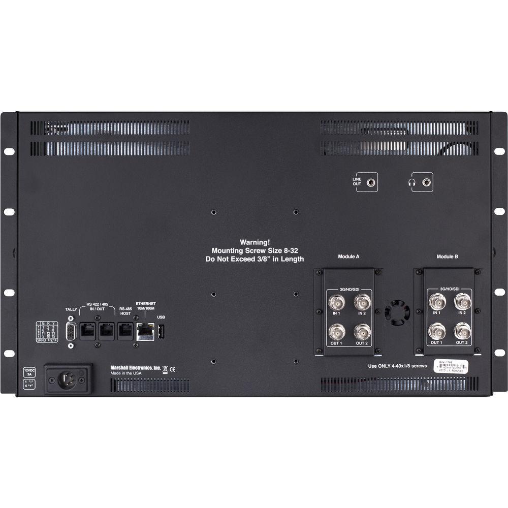 Marshall Electronics QVW-1708-3G 17" Quad View Monitor