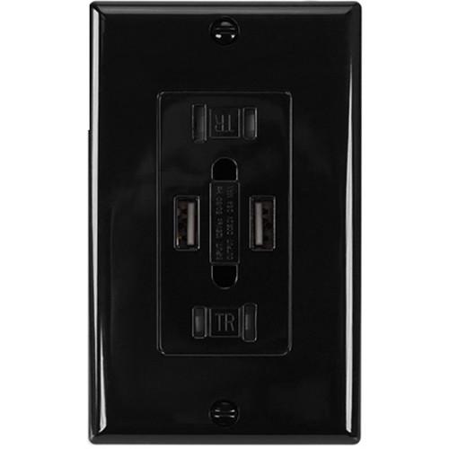 NewerTech Power2U 15A Dual AC Outlet with Two USB Charging Ports