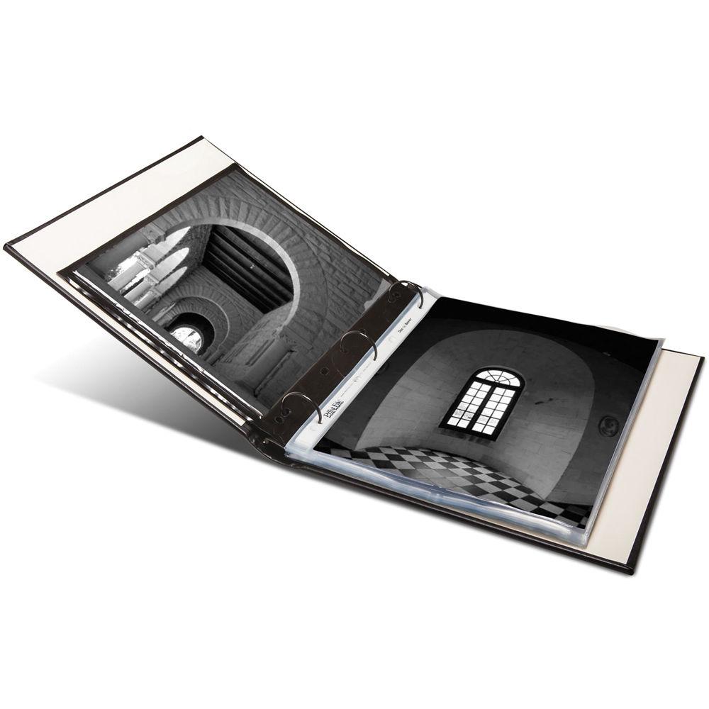 Print File Gallery Leather Presentation S-Series Album with Window