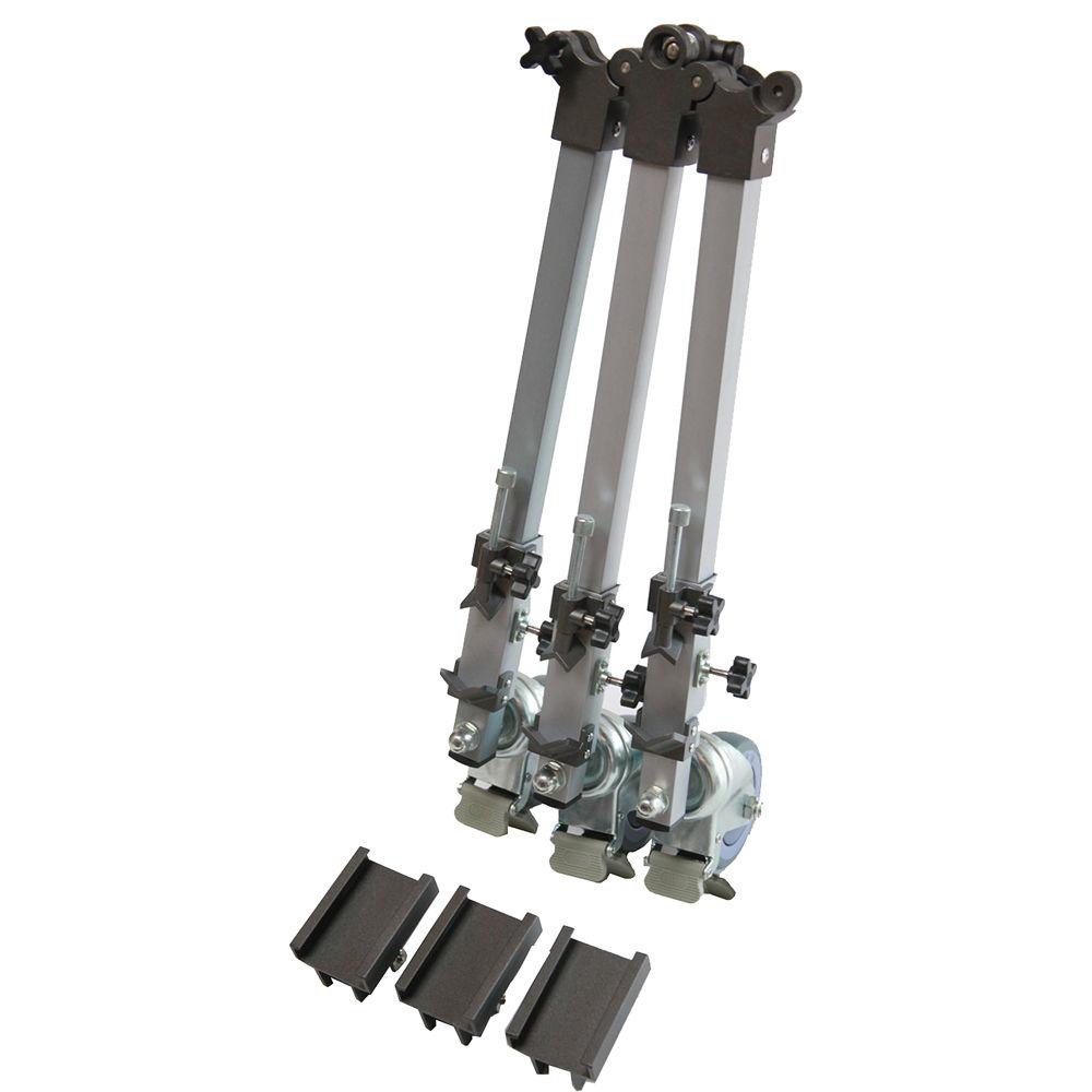 ProAm USA DLHD Heavy Duty 3" Wheeled Professional Tripod Dolly