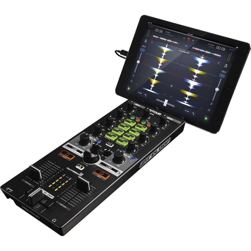 Reloop MIXTOUR - Portable Cross-Platform DJ Controller for iOS, Android, Mac PC