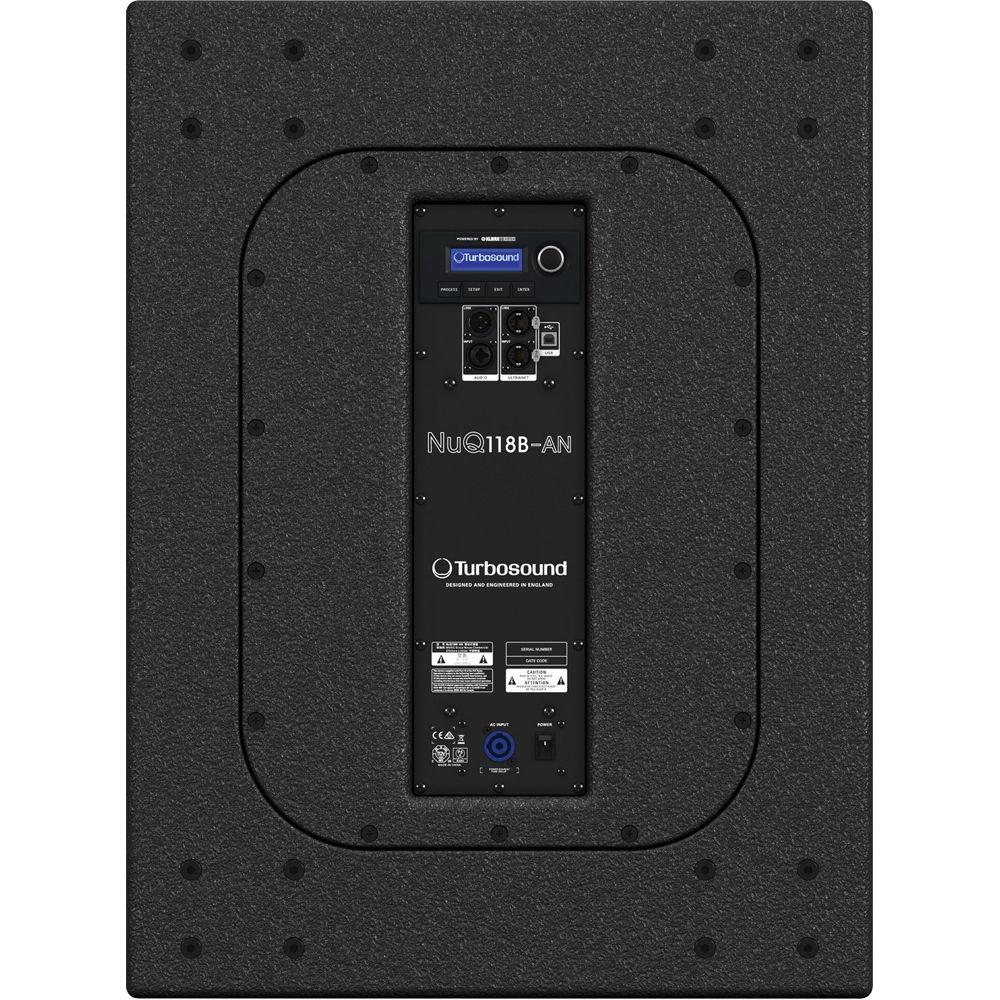 Turbosound NuQ118B-AN 3000W 18" Band-Pass Subwoofer with KLARK TEKNIK DSP Technology and ULTRANET Networking