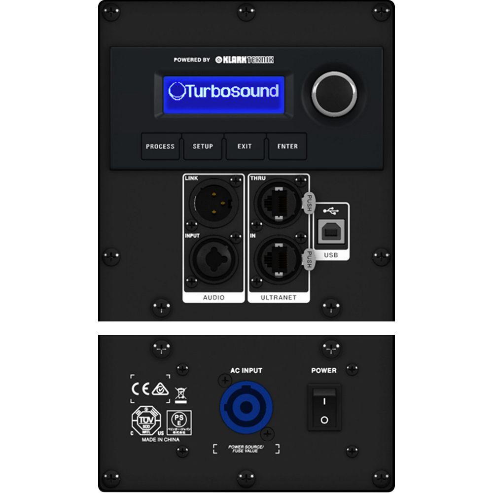 Turbosound NuQ118B-AN 3000W 18" Band-Pass Subwoofer with KLARK TEKNIK DSP Technology and ULTRANET Networking