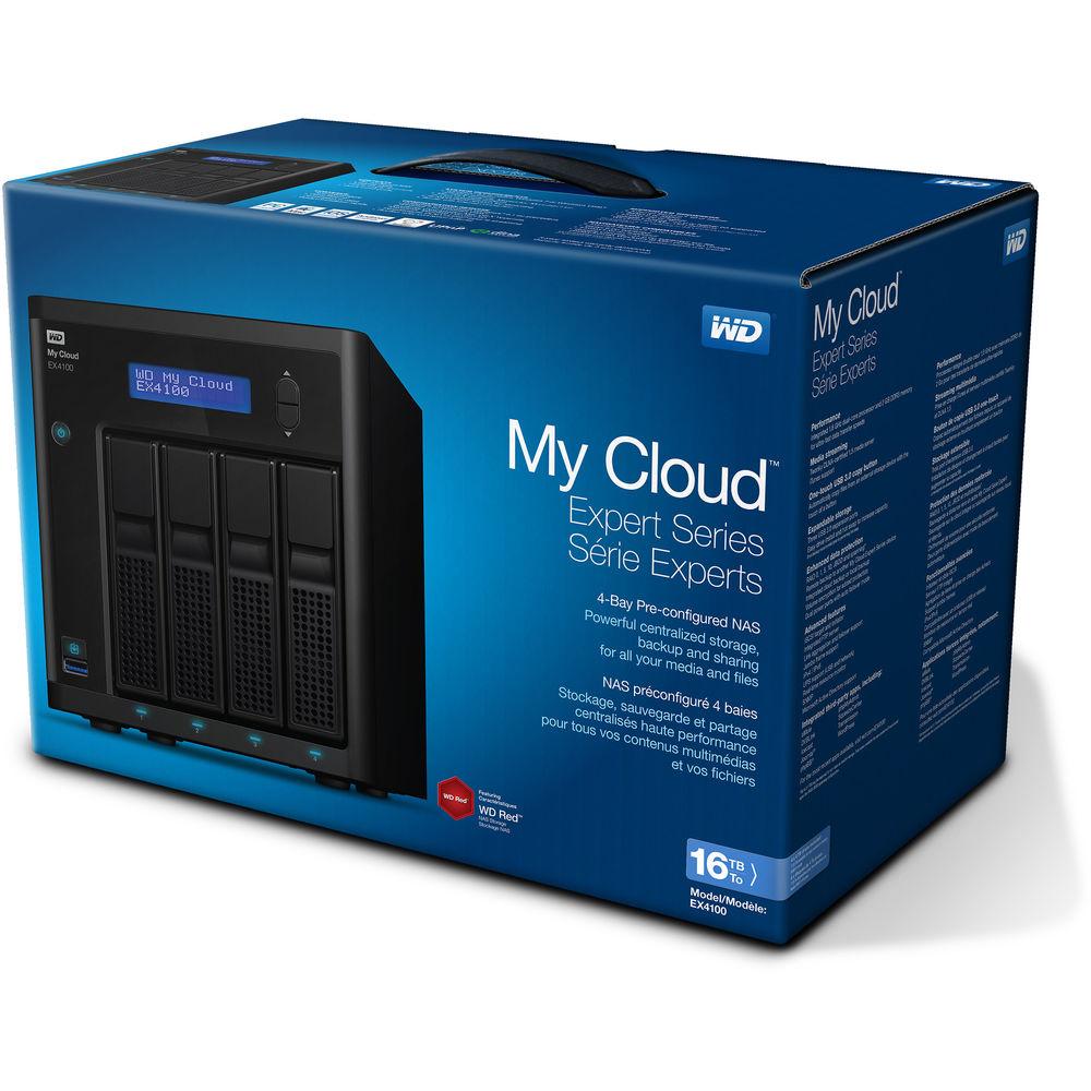 WD My Cloud Expert Series EX4100 16TB 4-Bay NAS Server