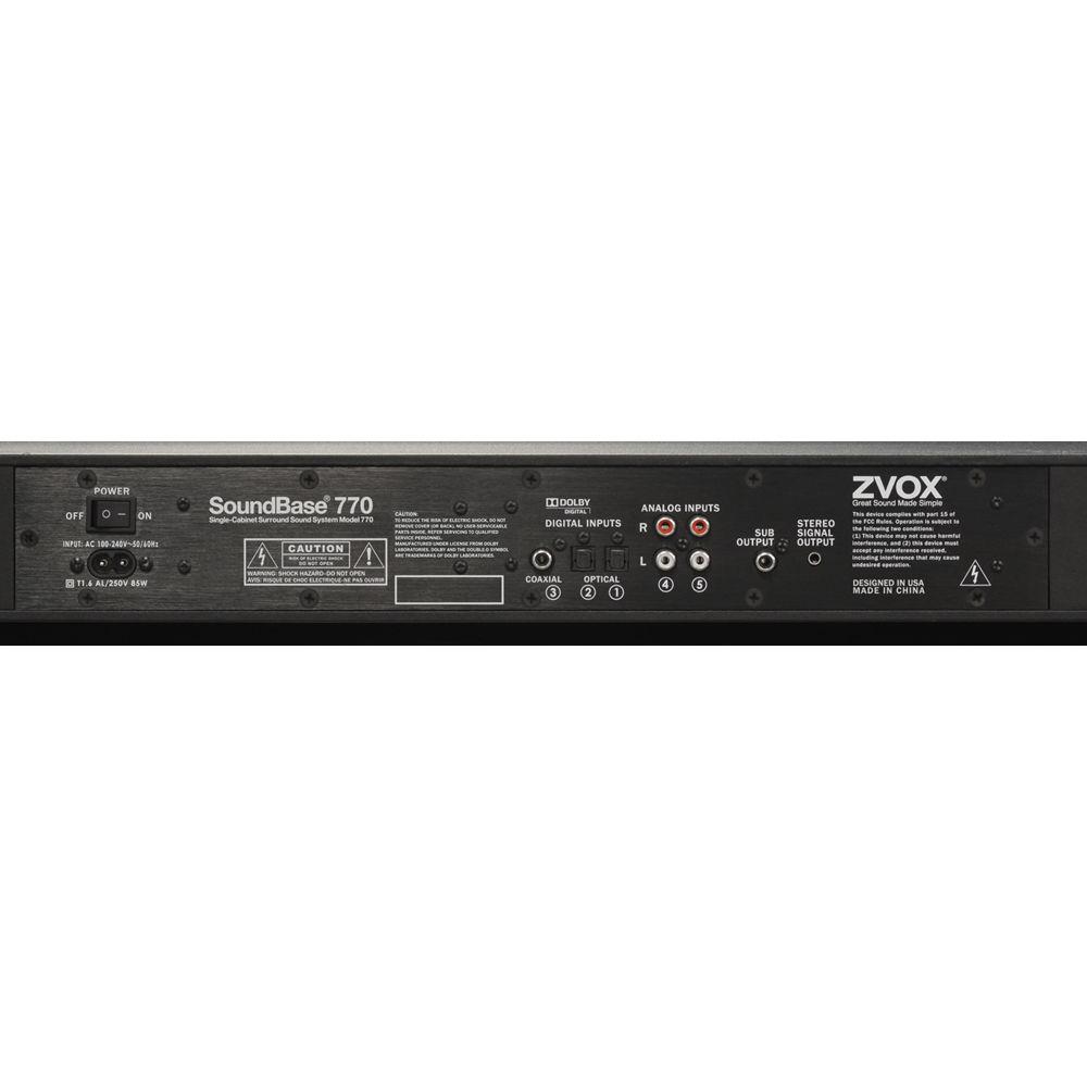 ZVOX SoundBase 770 125W Soundbar System