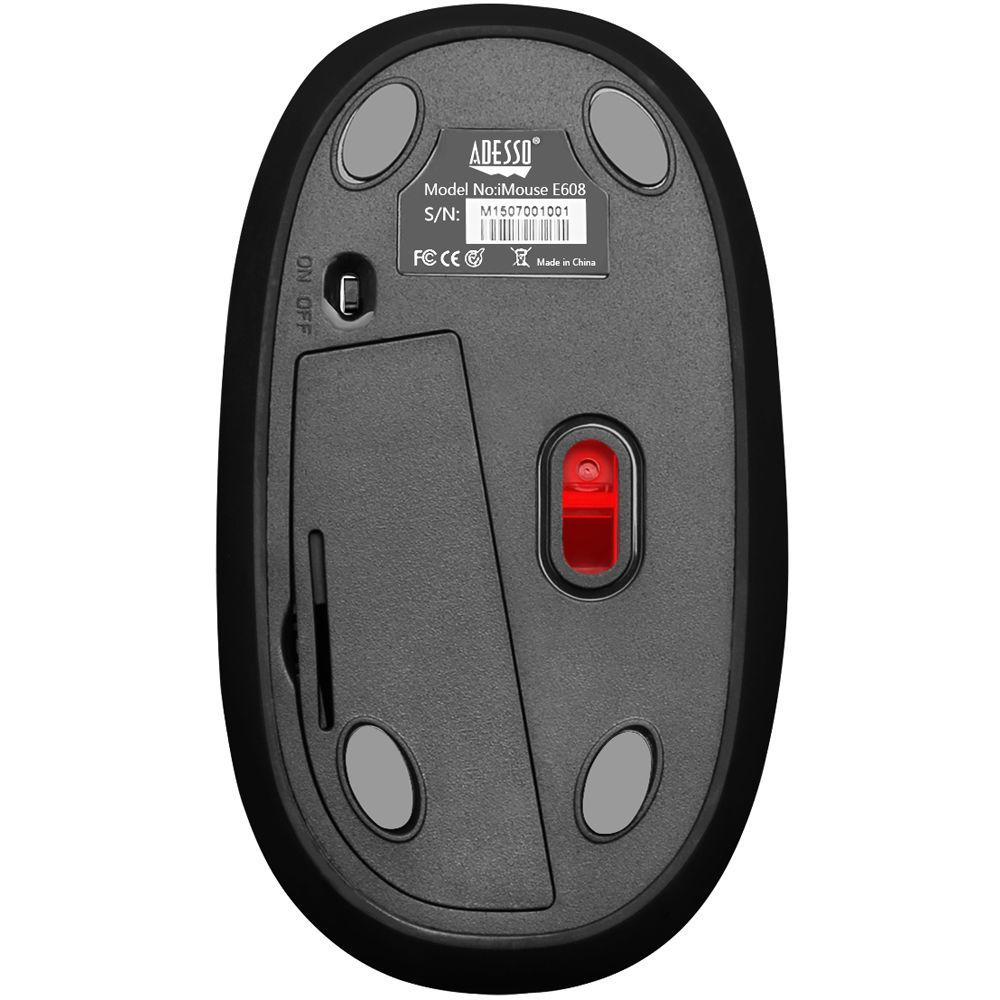 Adesso iMouse E60B Wireless Anti-Stress Gel Mouse