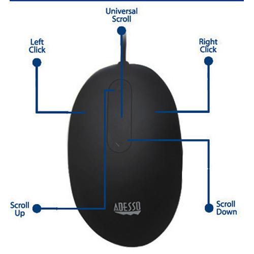 Adesso iMouse W2 - Waterproof Anti-Microbial Mouse