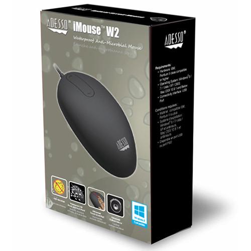 Adesso iMouse W2 - Waterproof Anti-Microbial Mouse
