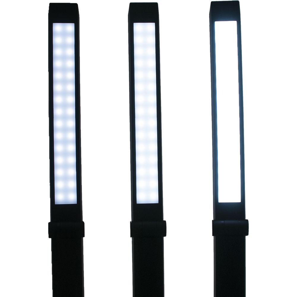 CTA Digital LED Desk Lamp Charging Stand for Tablets and Smartphones