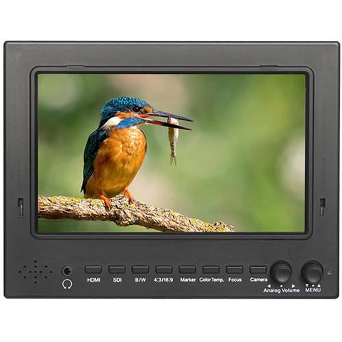 FeelWorld 7" IPS Lightweight 3G-SDI HDMI Field Monitor with Peaking & Sunshade